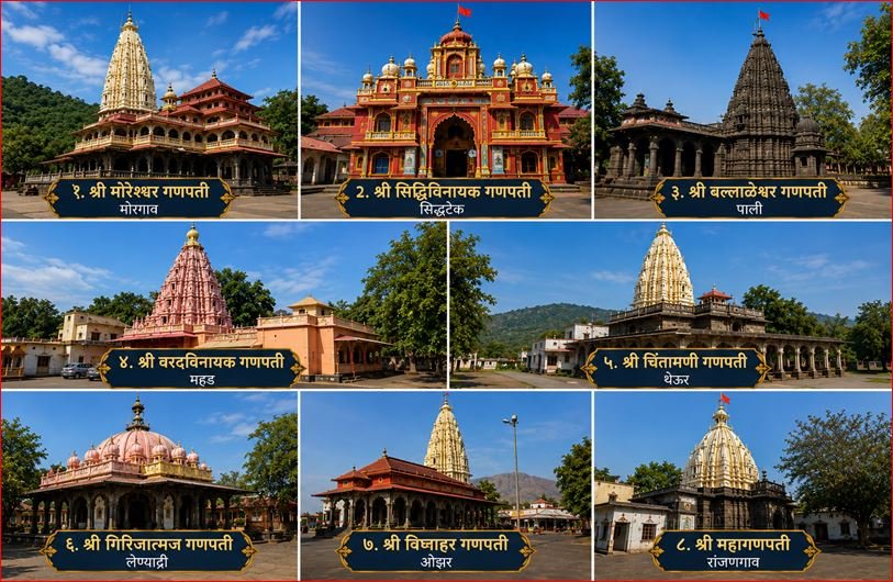 Ashtavinayak Yatra — All 8 Ganpati Temples in 3 Days